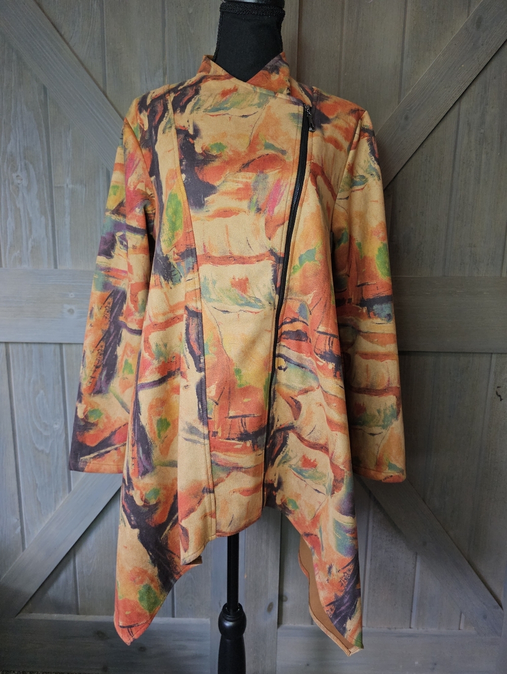 Vintage Feratelli Abstract Jacket sz Small